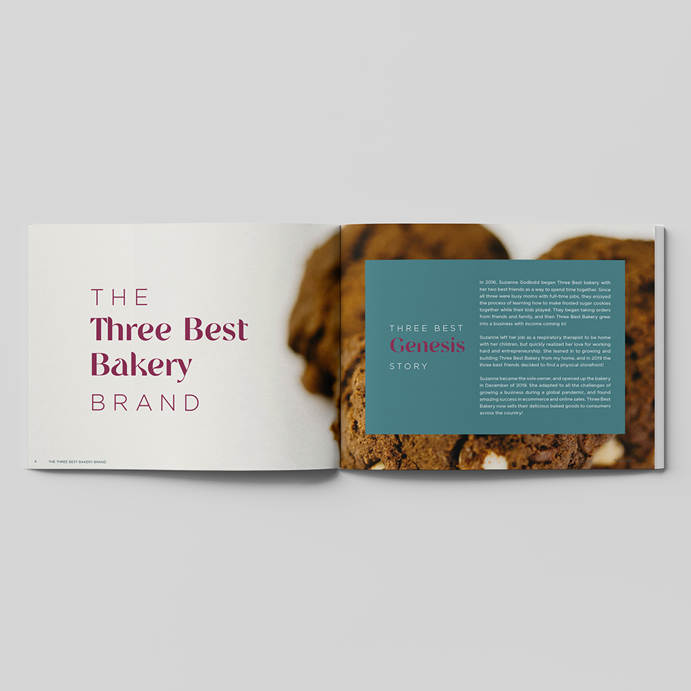 Three Best Bakery Brand Book
